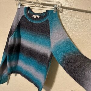 Women's Gradient Sweater - Blue and Gray